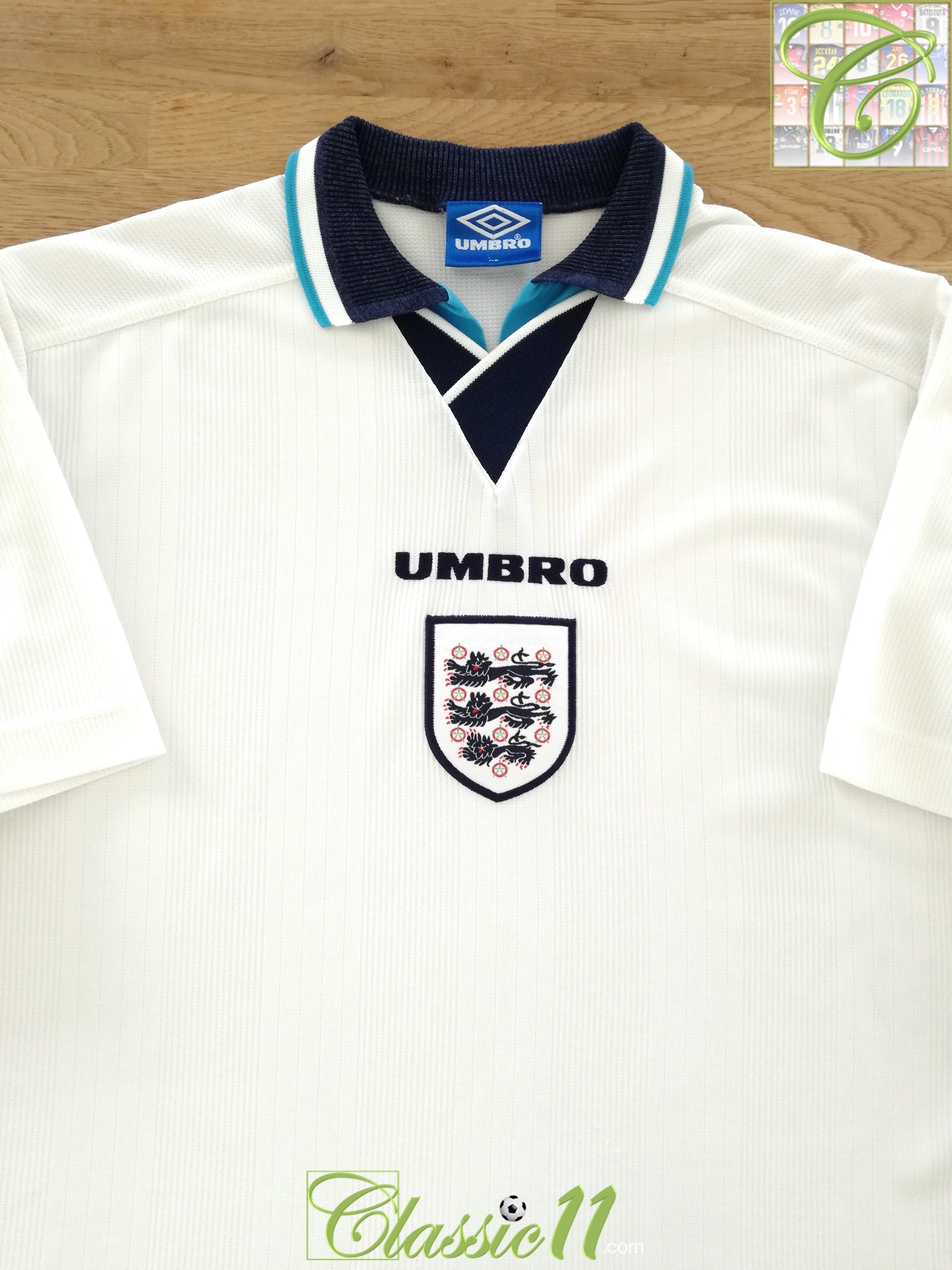 1995/96 England Home Football Shirt (Kids)