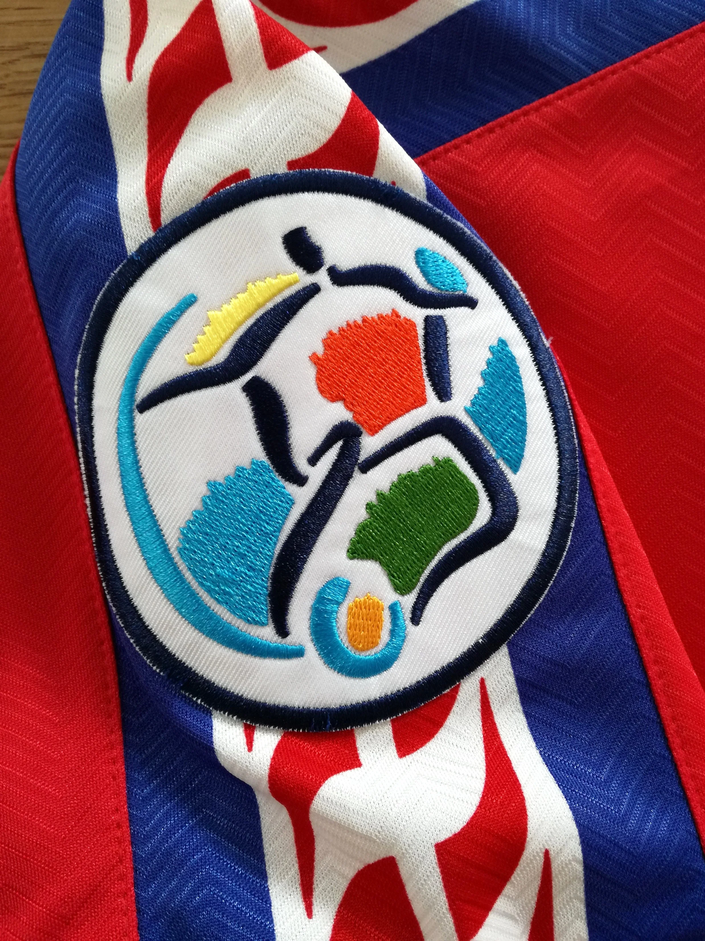 1996 Czech Republic Home European Championship Football Shirt Poborsky #8 (L) - Image 3