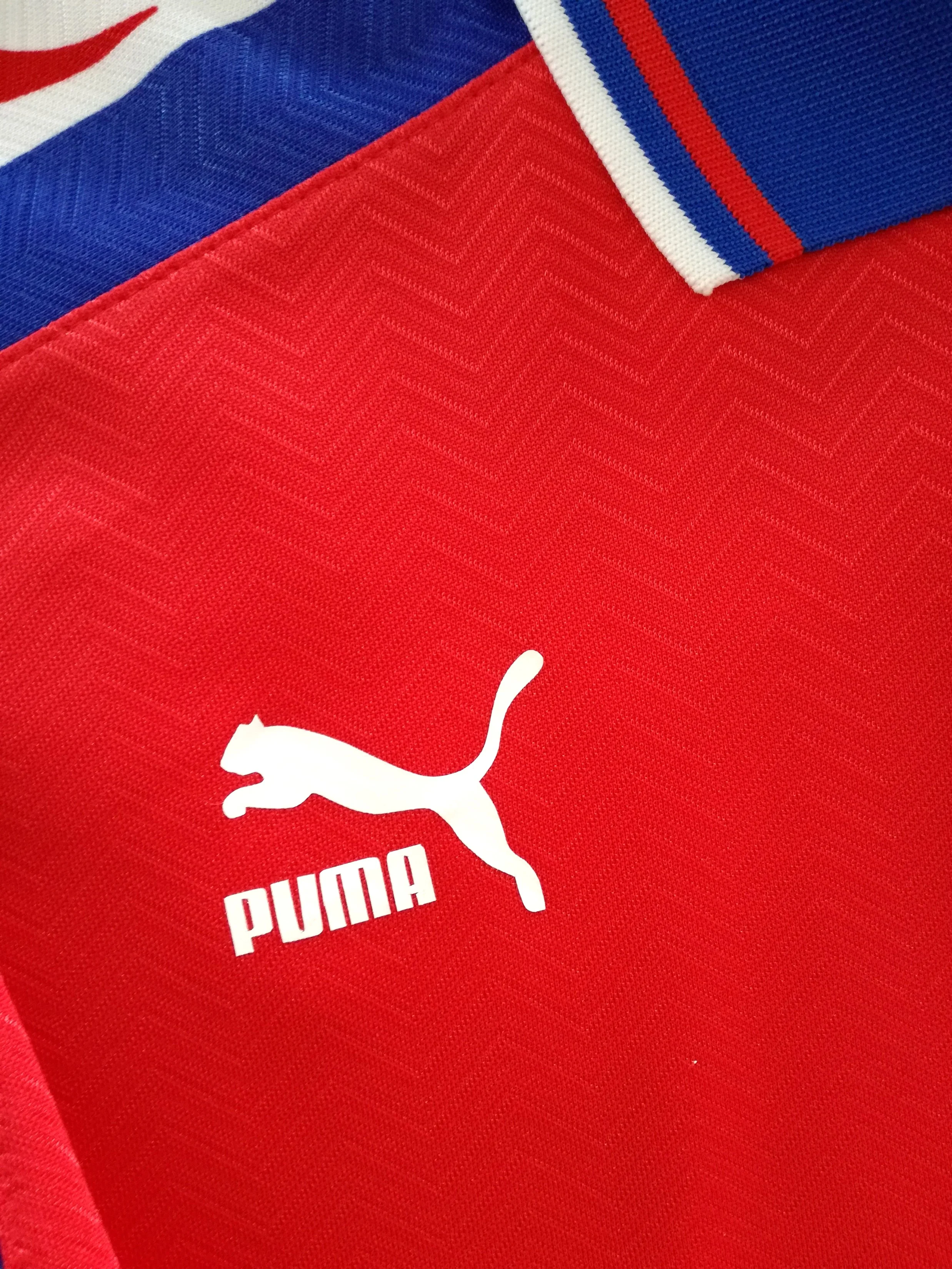 1996 Czech Republic Home European Championship Football Shirt Poborsky #8 (L) - Image 5