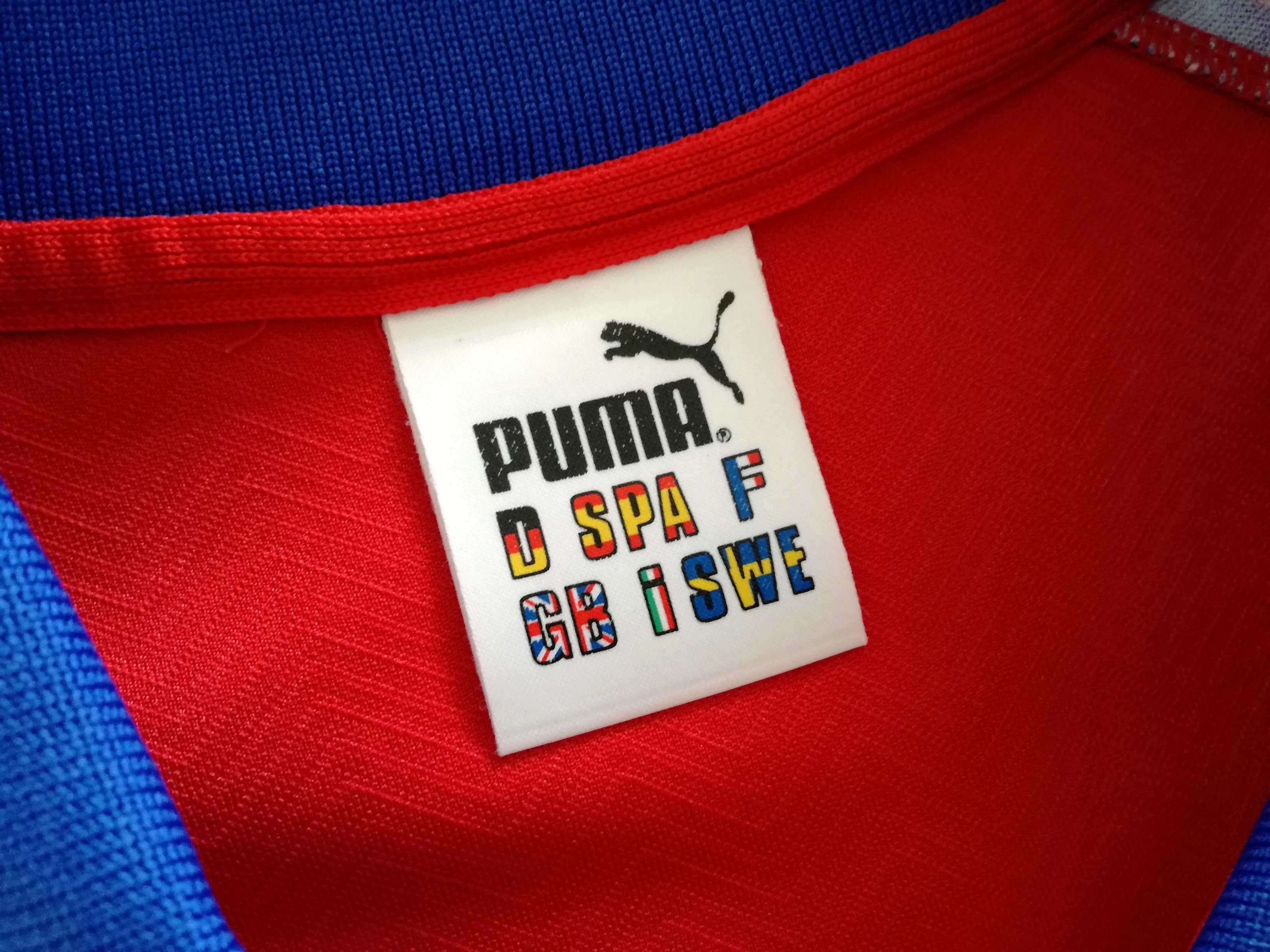 1996 Czech Republic Home European Championship Football Shirt Poborsky #8 (L) - Image 8