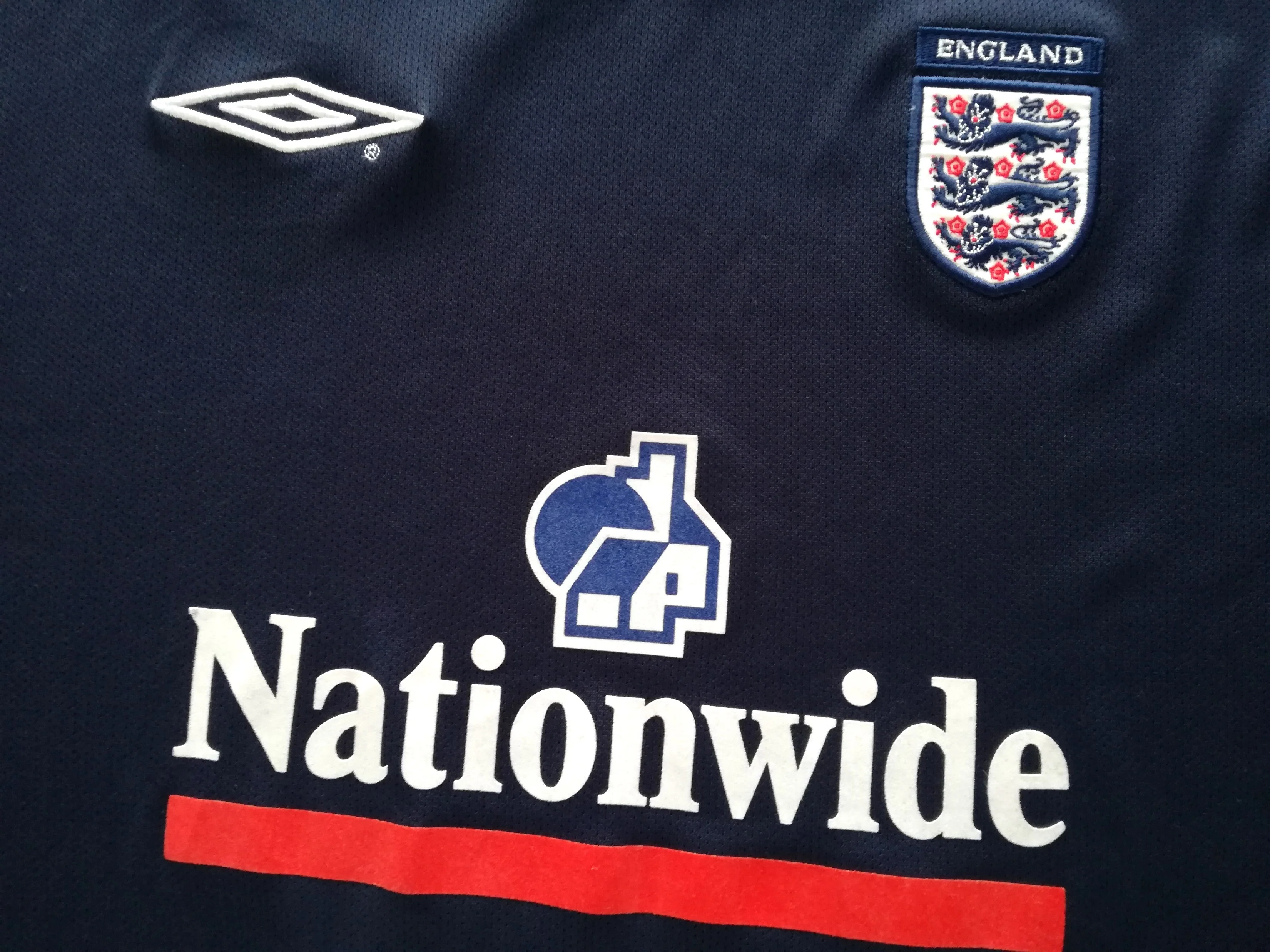 2002/03 England Football Training Shirt (M) - Image 4