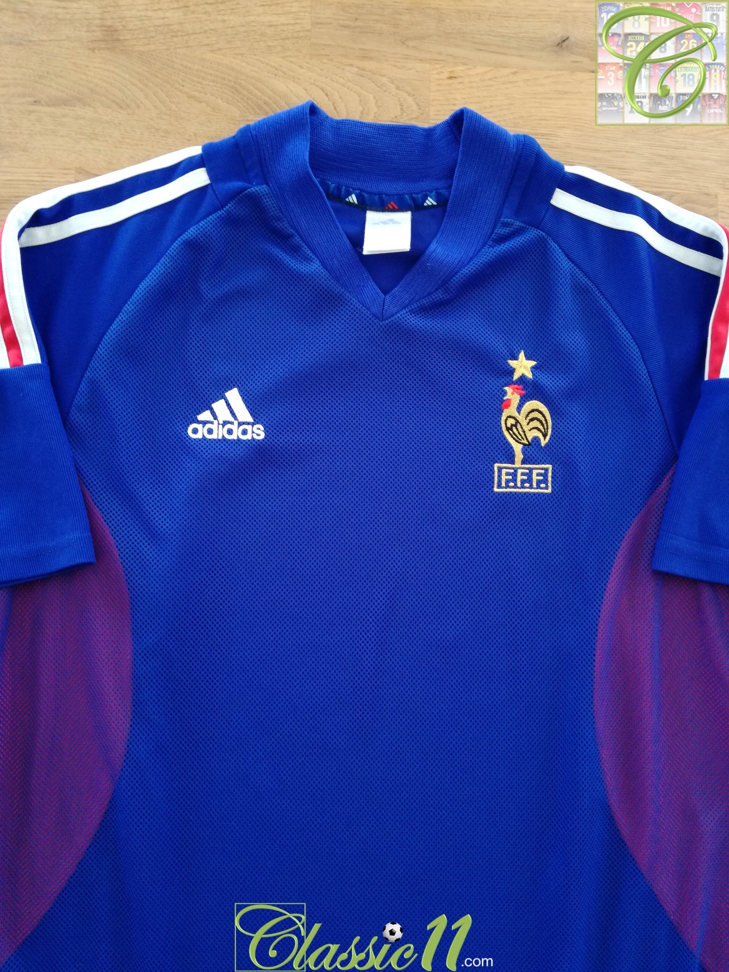 2002/03 France Home Football Shirt (M)
