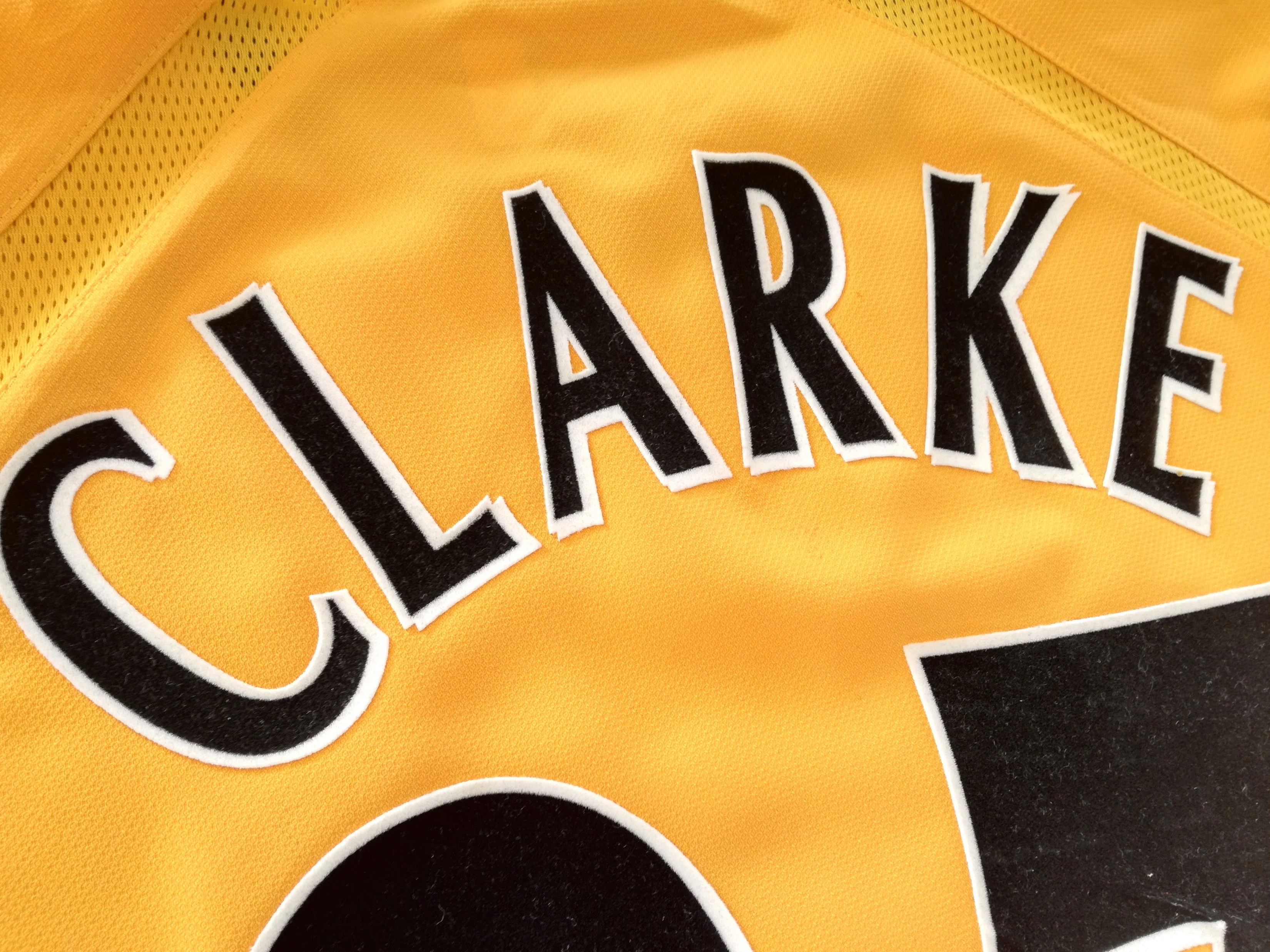 2003 Everton Away Match Worn (vs Blackburn) Premier League Football Shirt Clarke #27 (XL) - Image 11