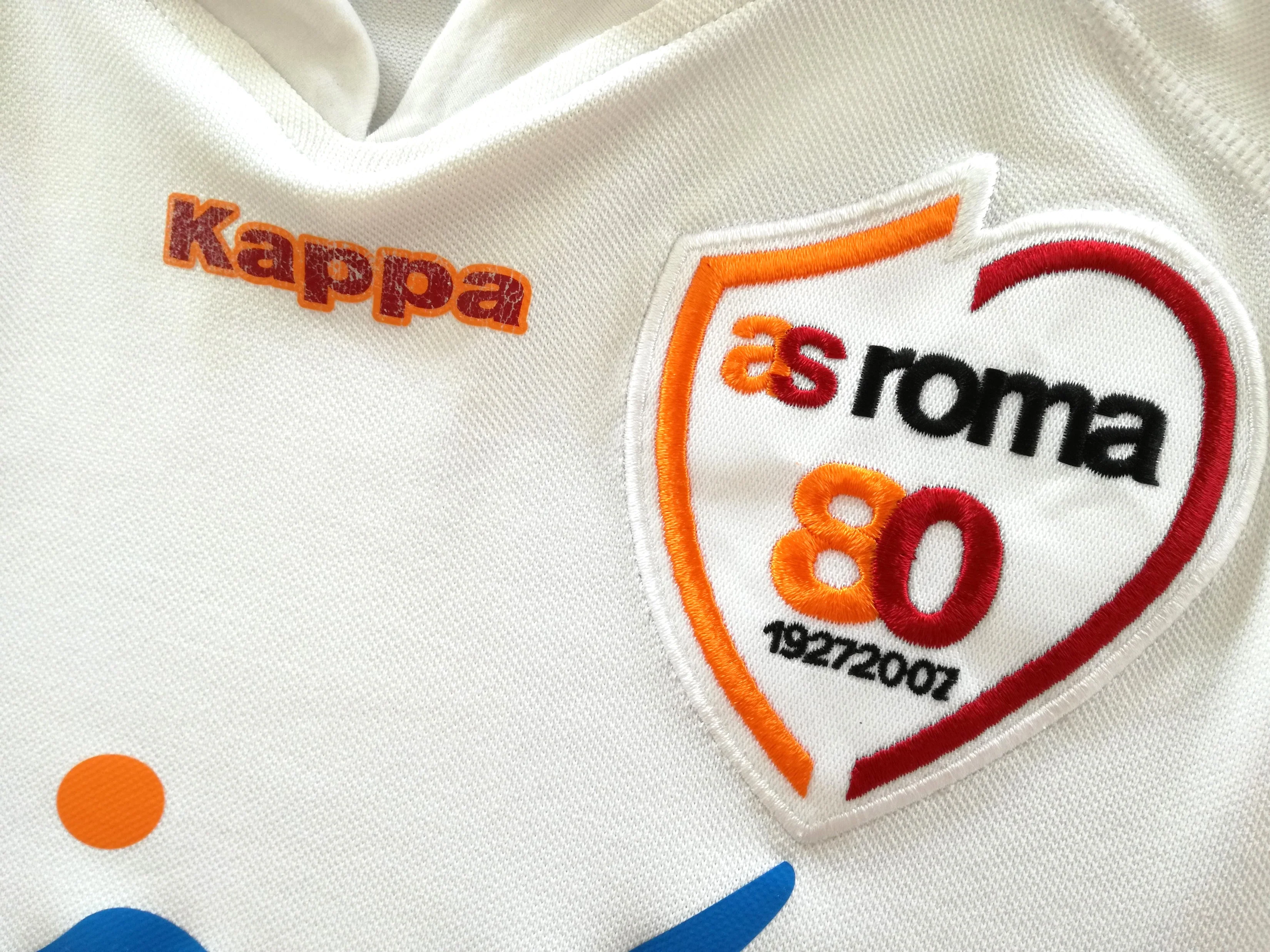 2007/08 Roma Away Football Shirt (S) - Image 2