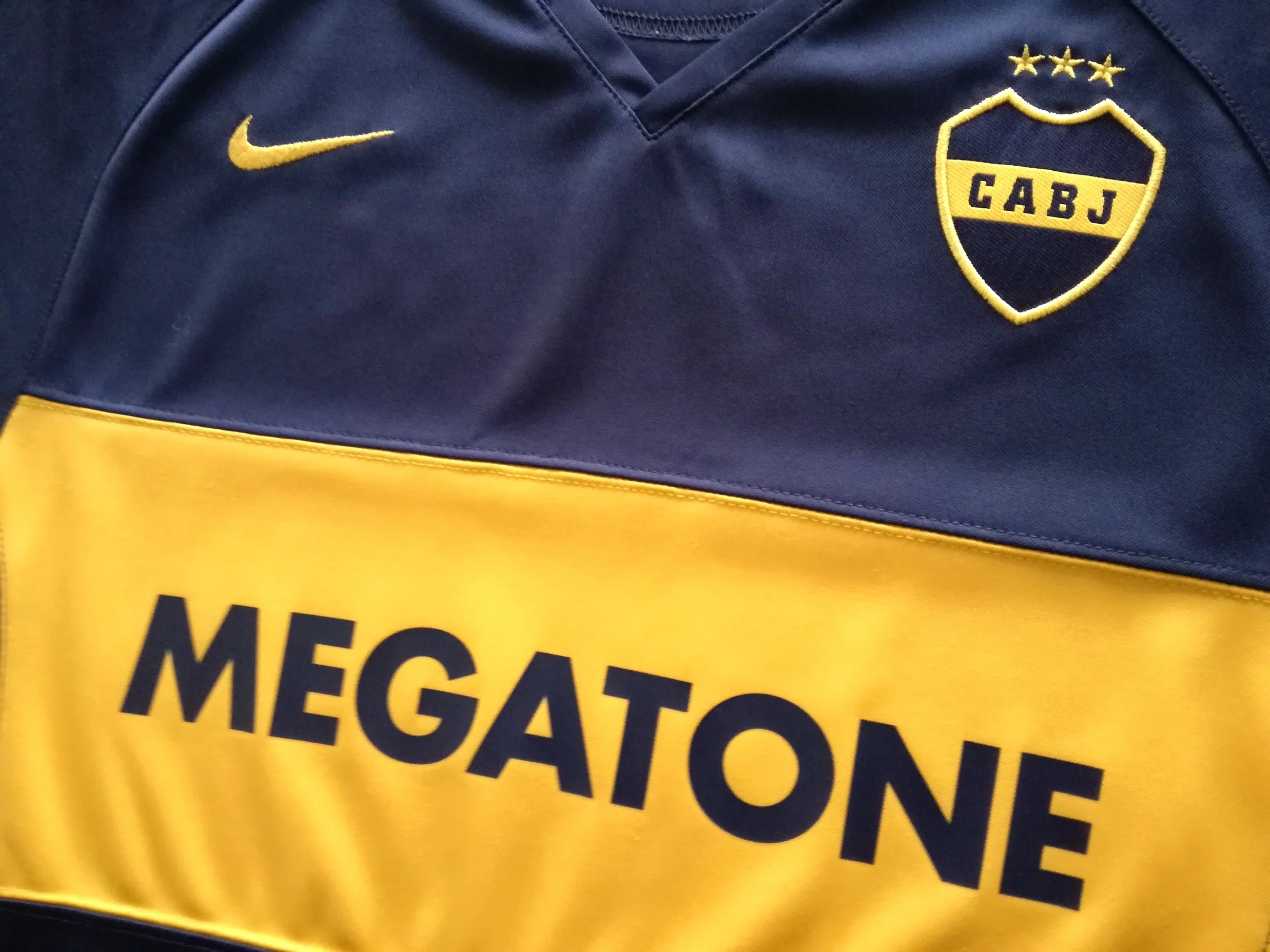 2007/08 Boca Juniors Home Football Shirt (S) - Image 3