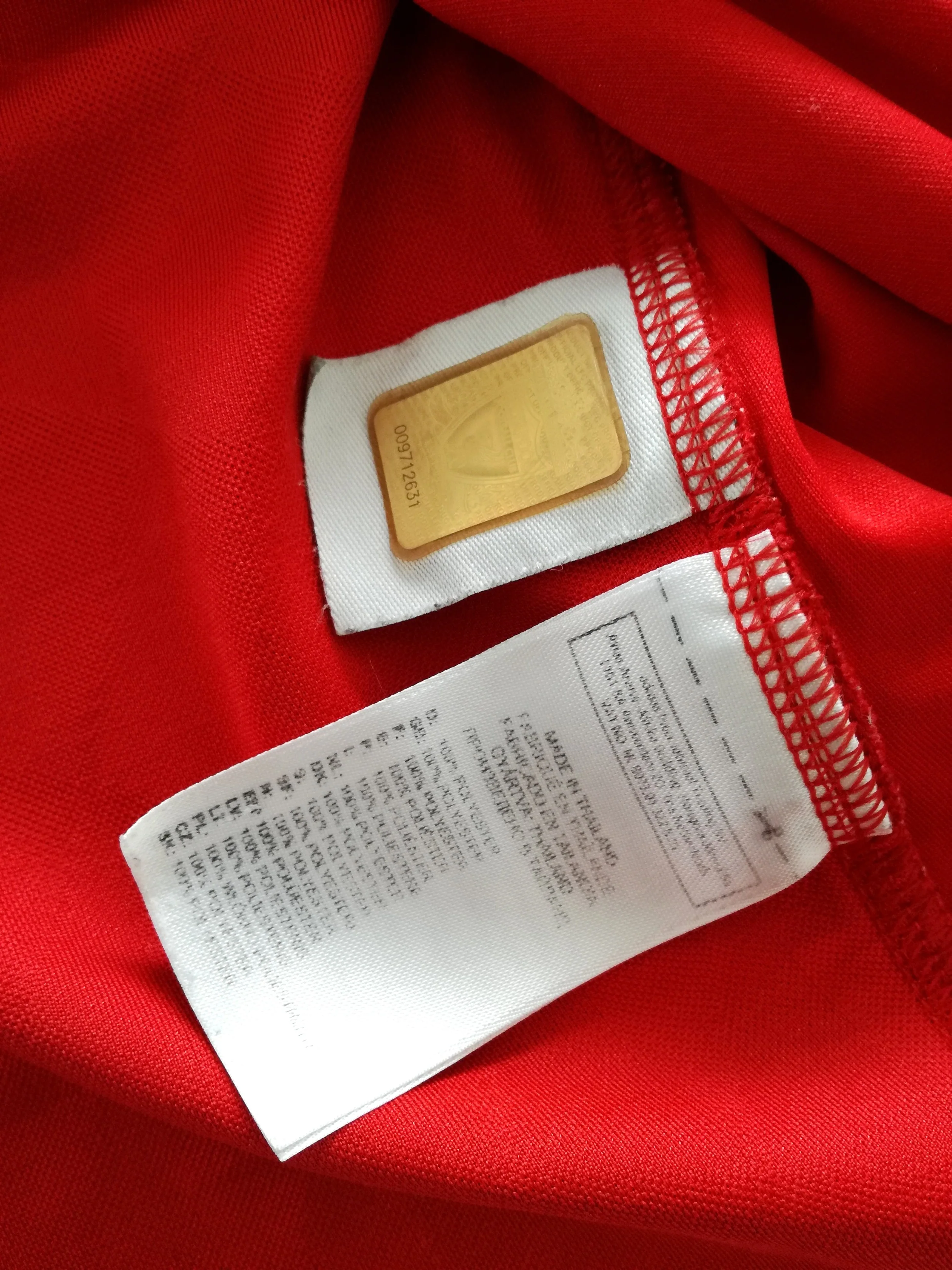 2010/11 Liverpool Home Premier League Football Shirt Meireles #4 (S) - Image 12