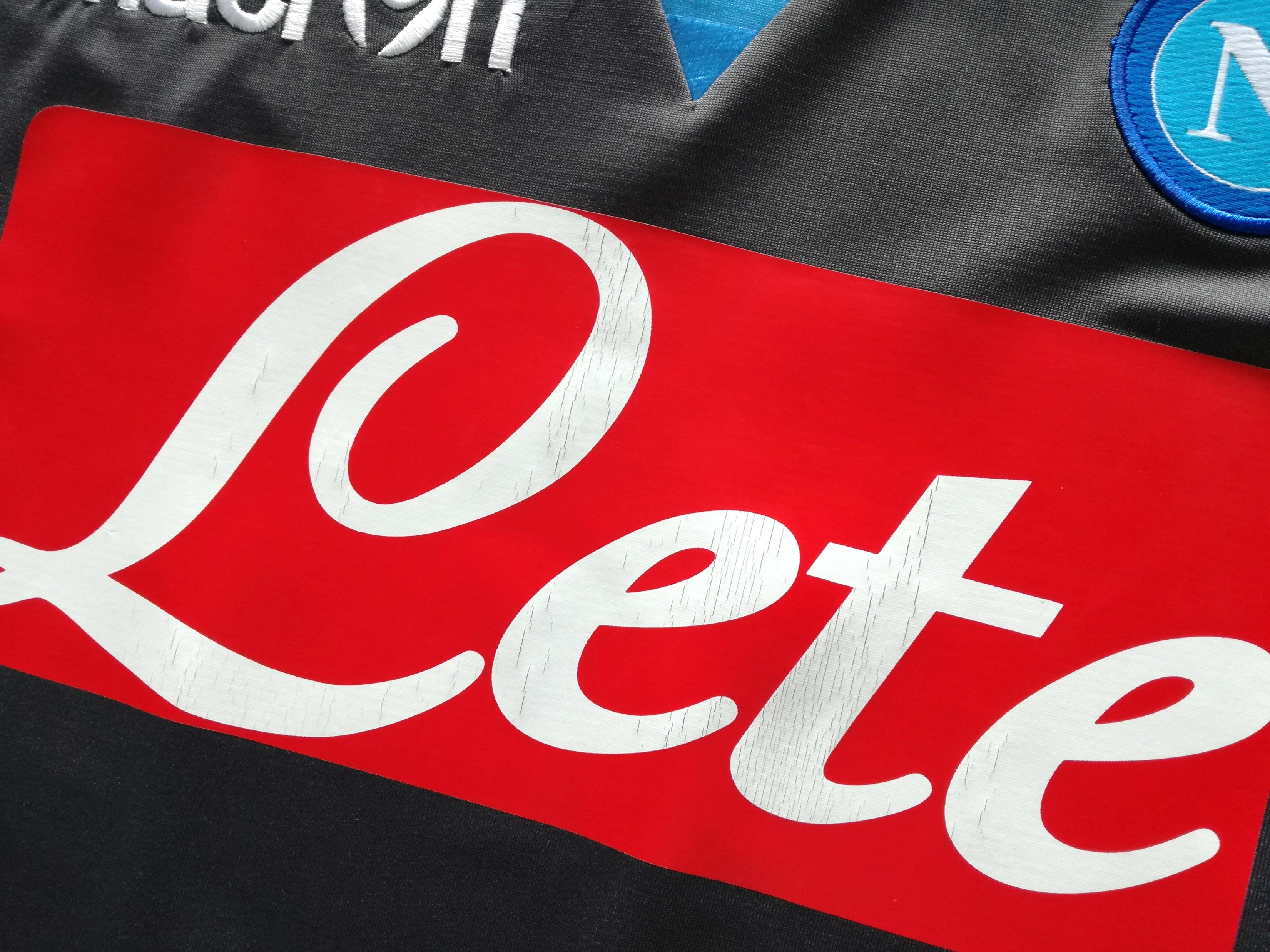 2011/12 Napoli Away Player Issue Football Shirt. (S) - Image 3