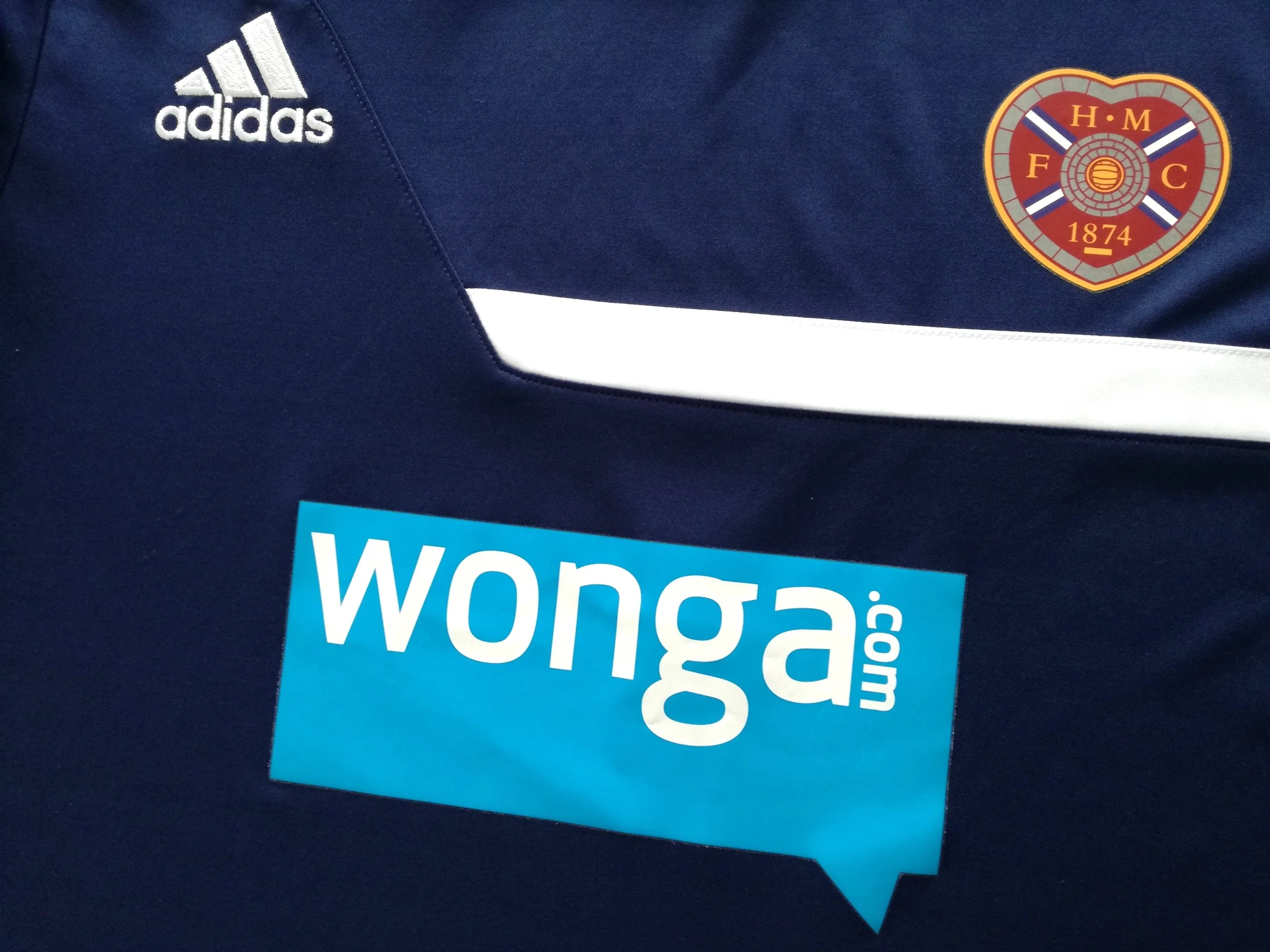 2013/14 Hearts Football Training Shirt (L) - Image 3