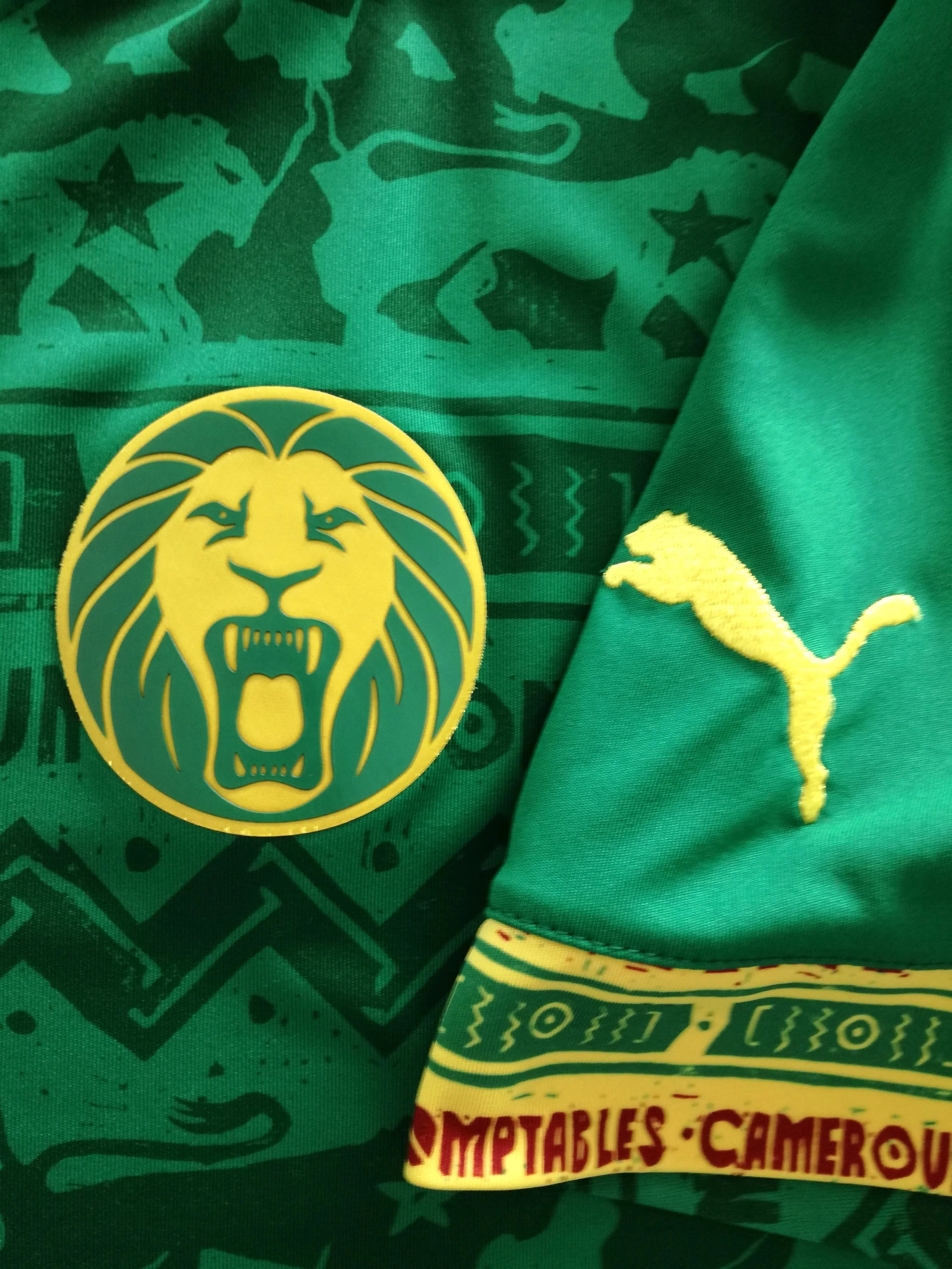 2014/15 Cameroon Home Football Shirt (L) - Image 5