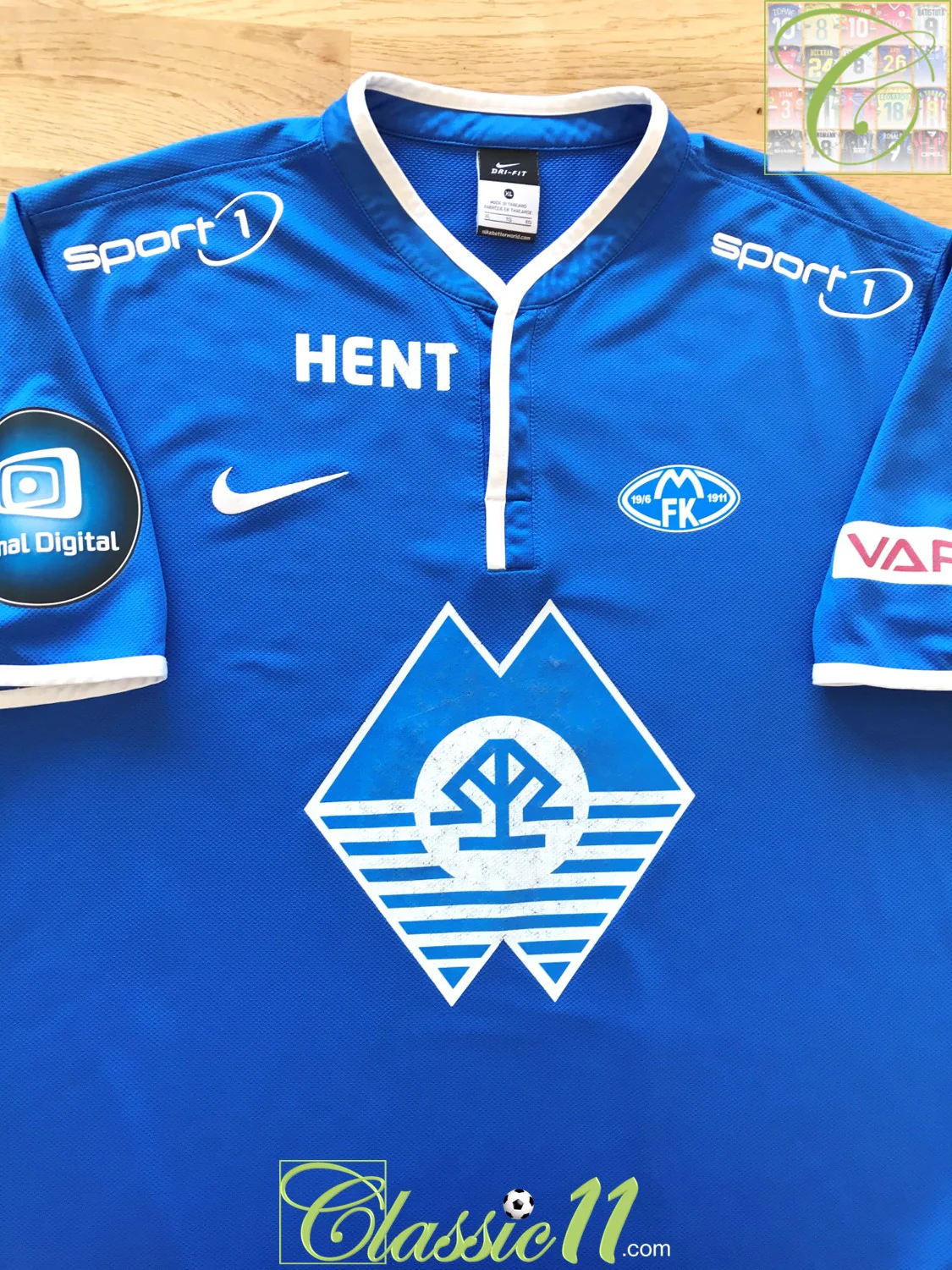 2014 Molde Home Player Issue Football Shirt (XL)