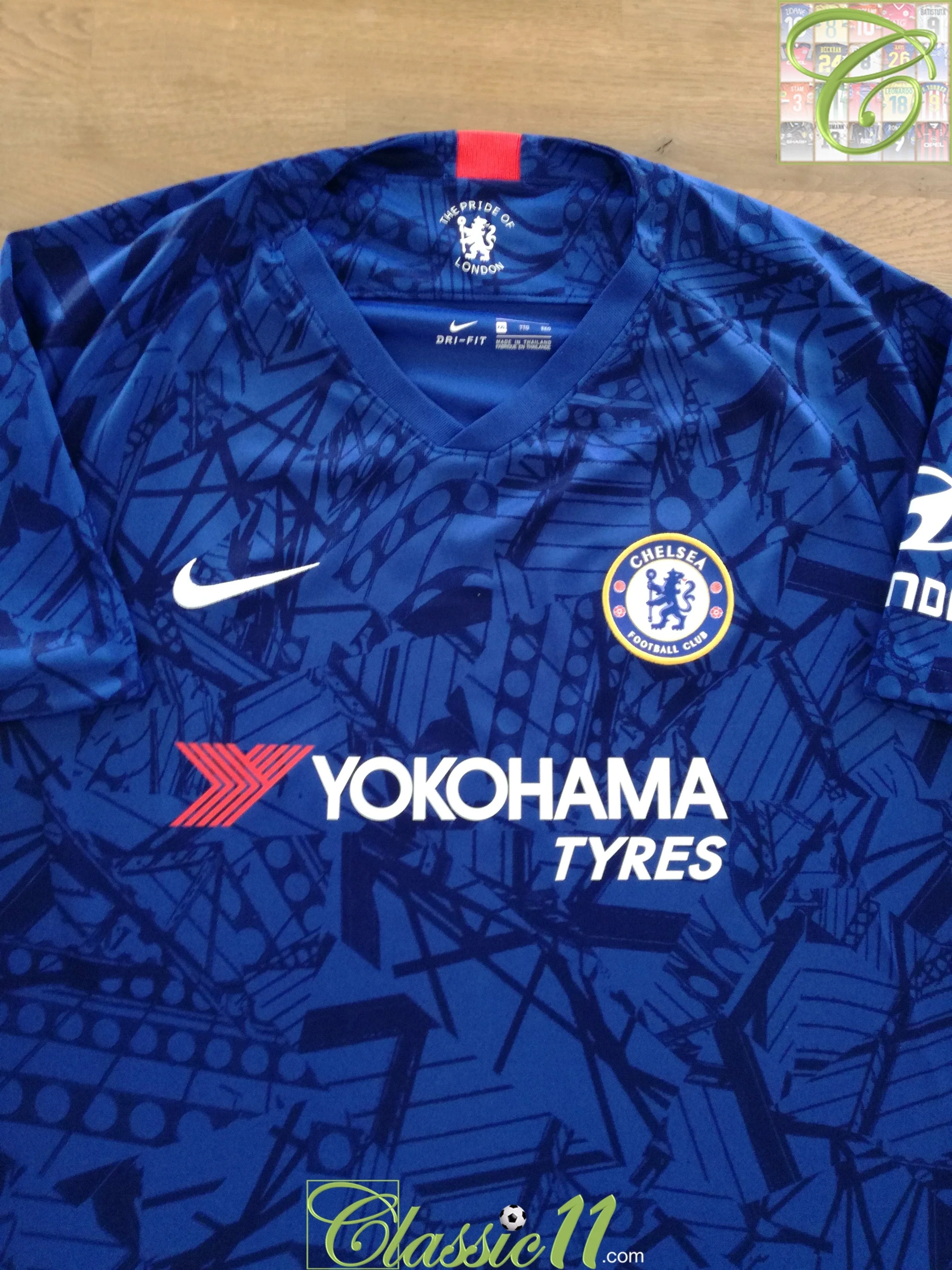 2019/20 Chelsea Home Premier League Football Shirt Abraham #9 (Kids) - Image 2
