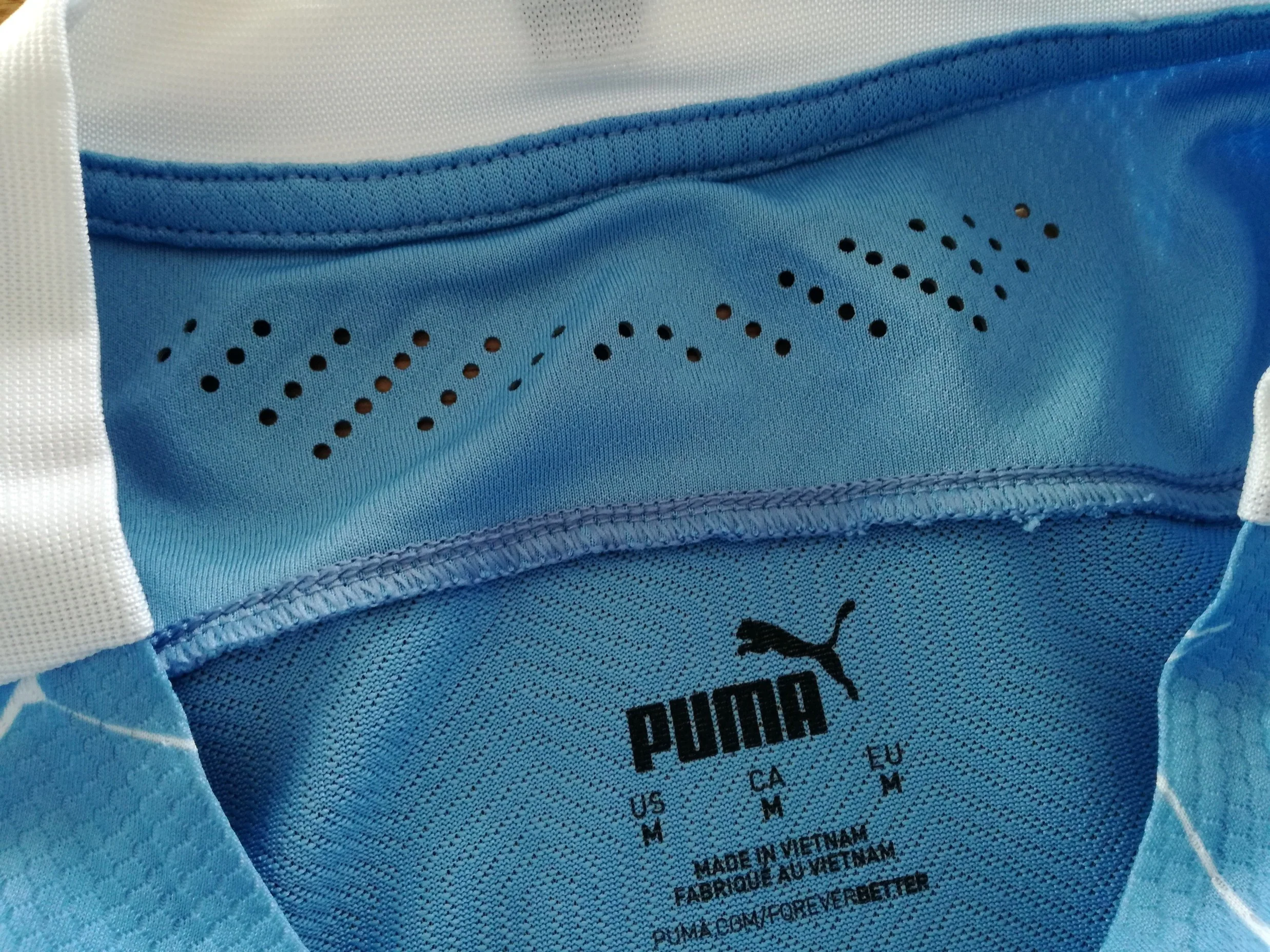 2020/21 Man City Home Authentic Football Shirt (M) - Image 2
