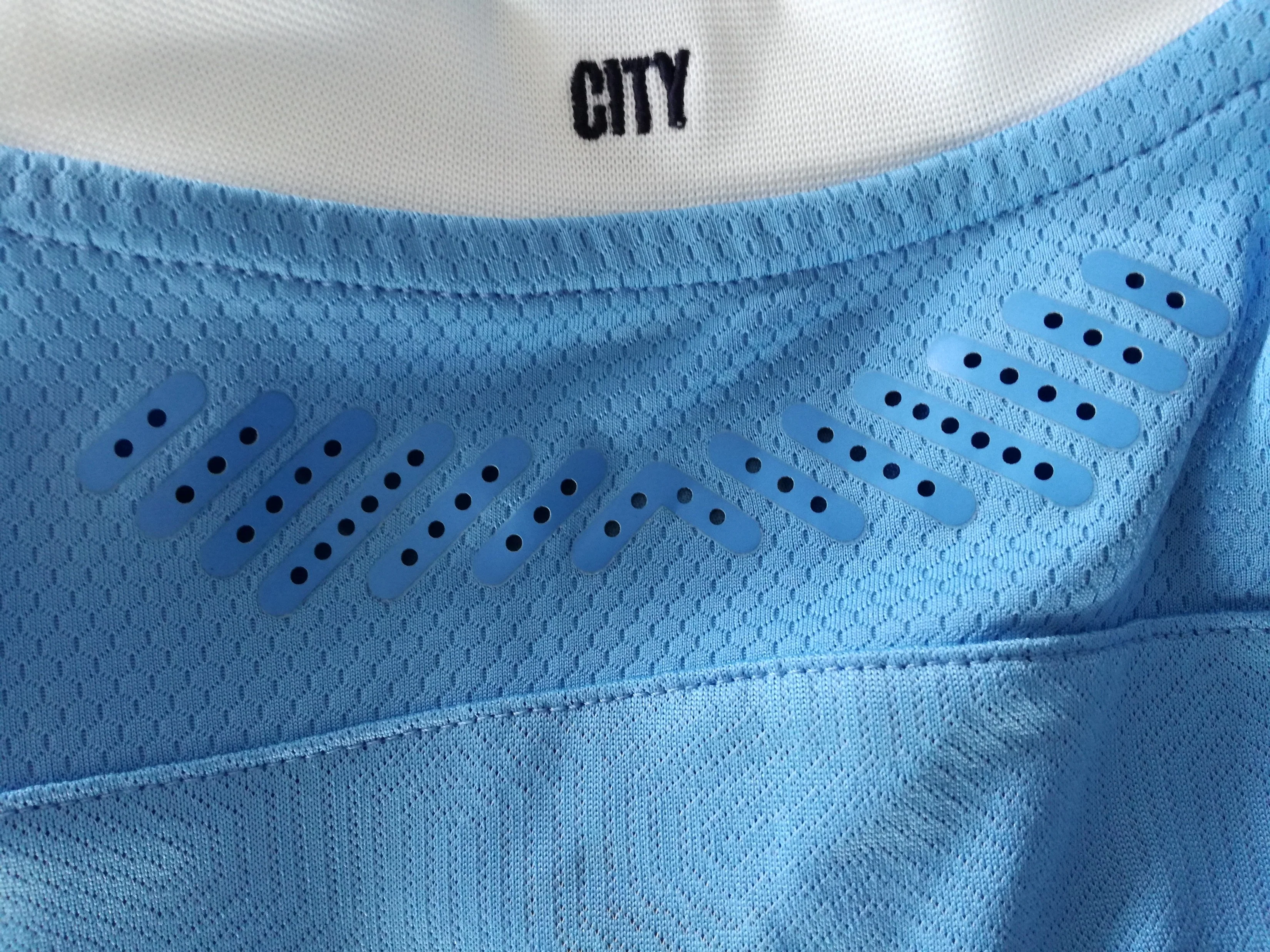 2020/21 Man City Home Authentic Football Shirt (M) - Image 7