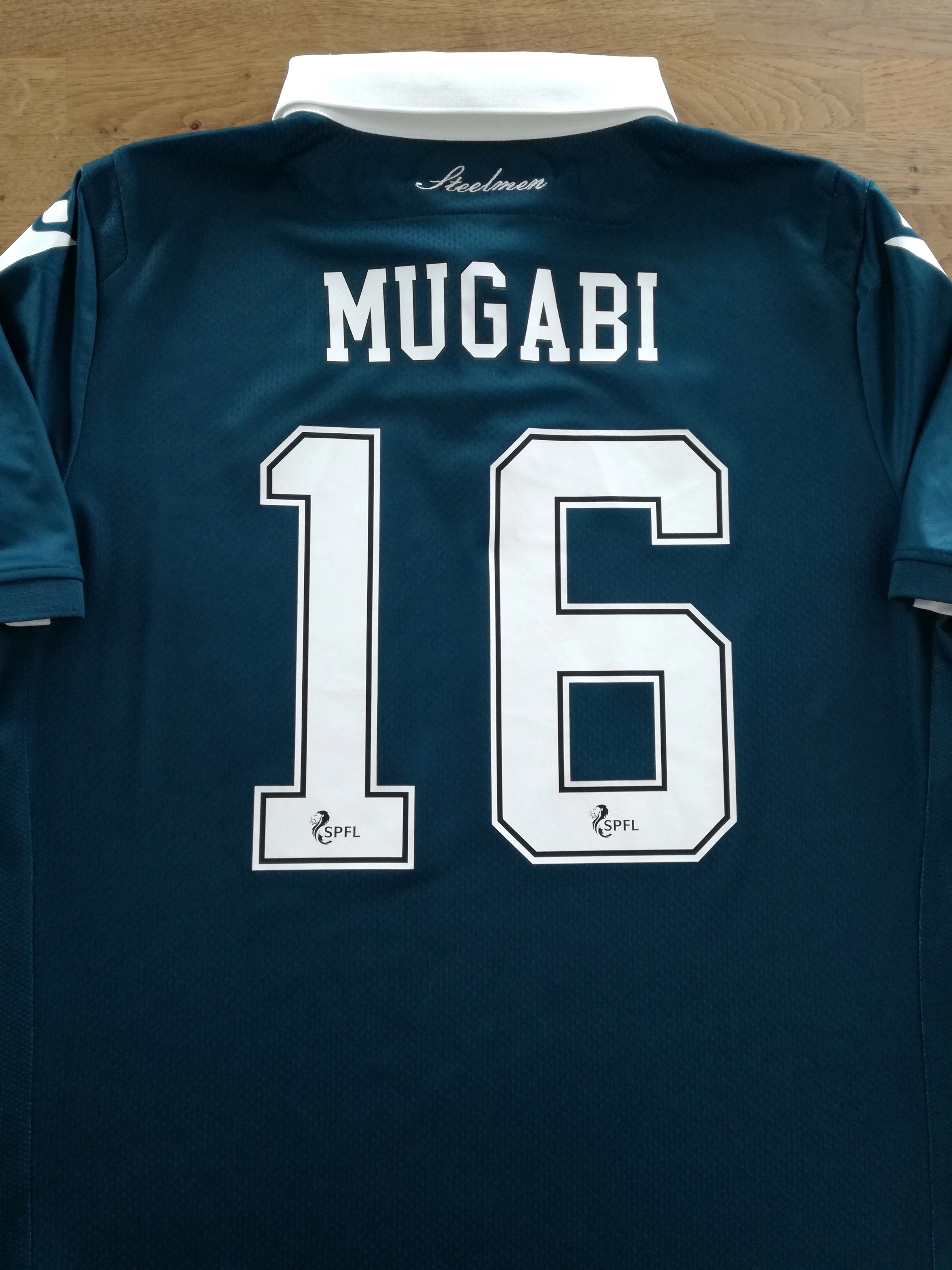2020/21 Motherwell Away SPL Football Shirt Mugabi #16 (L)