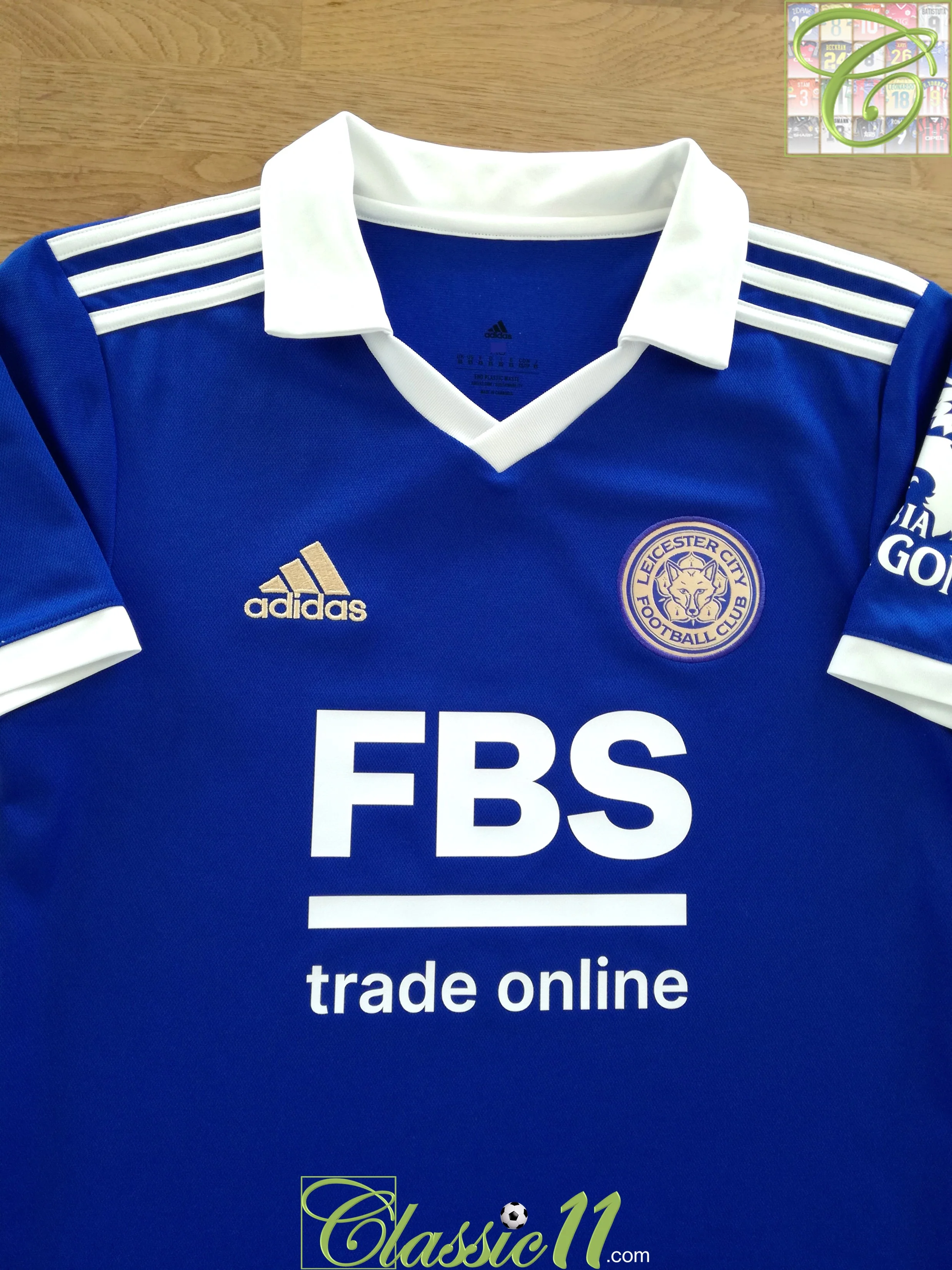 2022/23 Leicester City Home Football Shirt (XS)