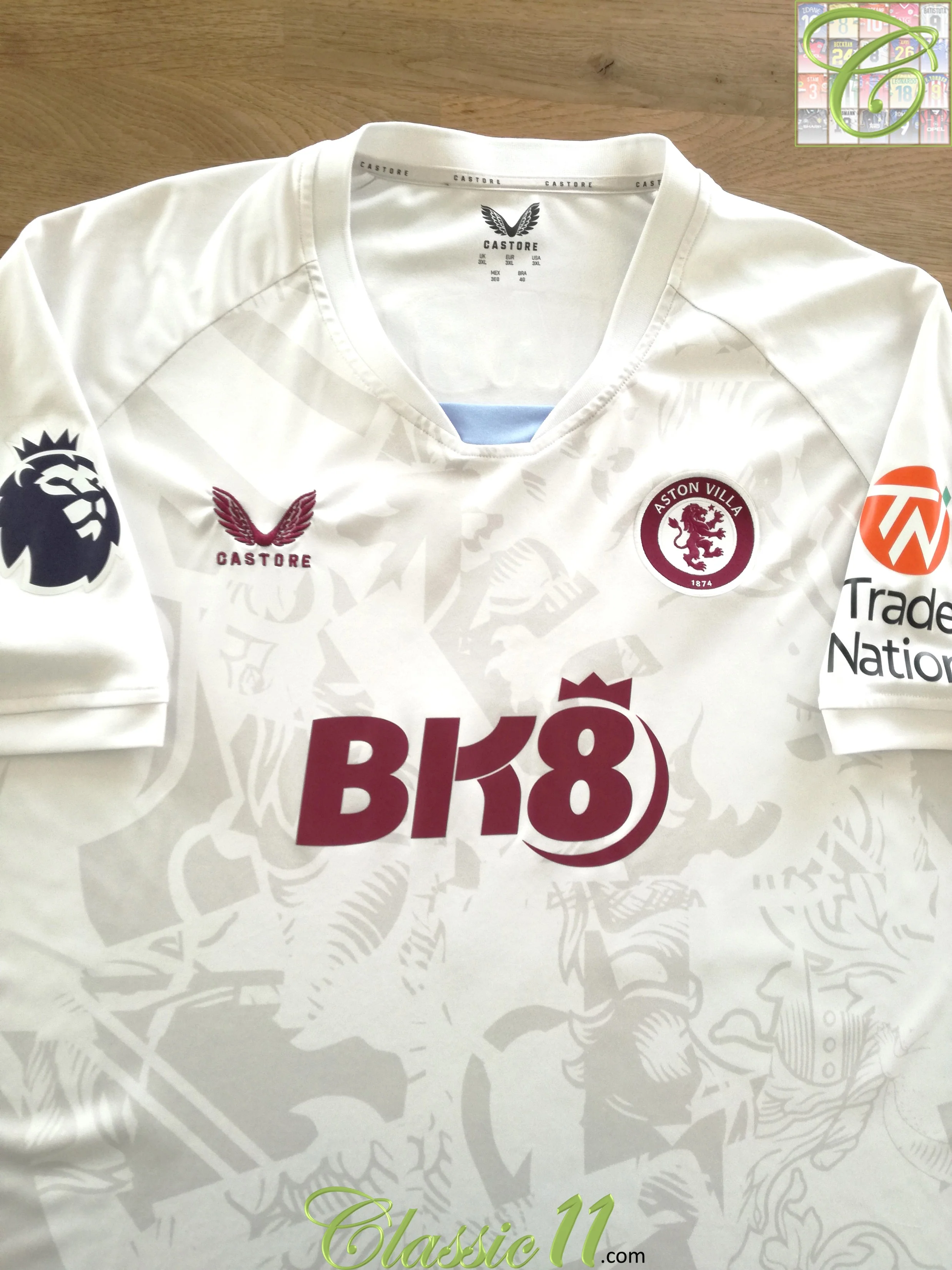 2023/24 Aston Villa Away Premier League Football Shirt Diaby #19 (3XL) - Image 2
