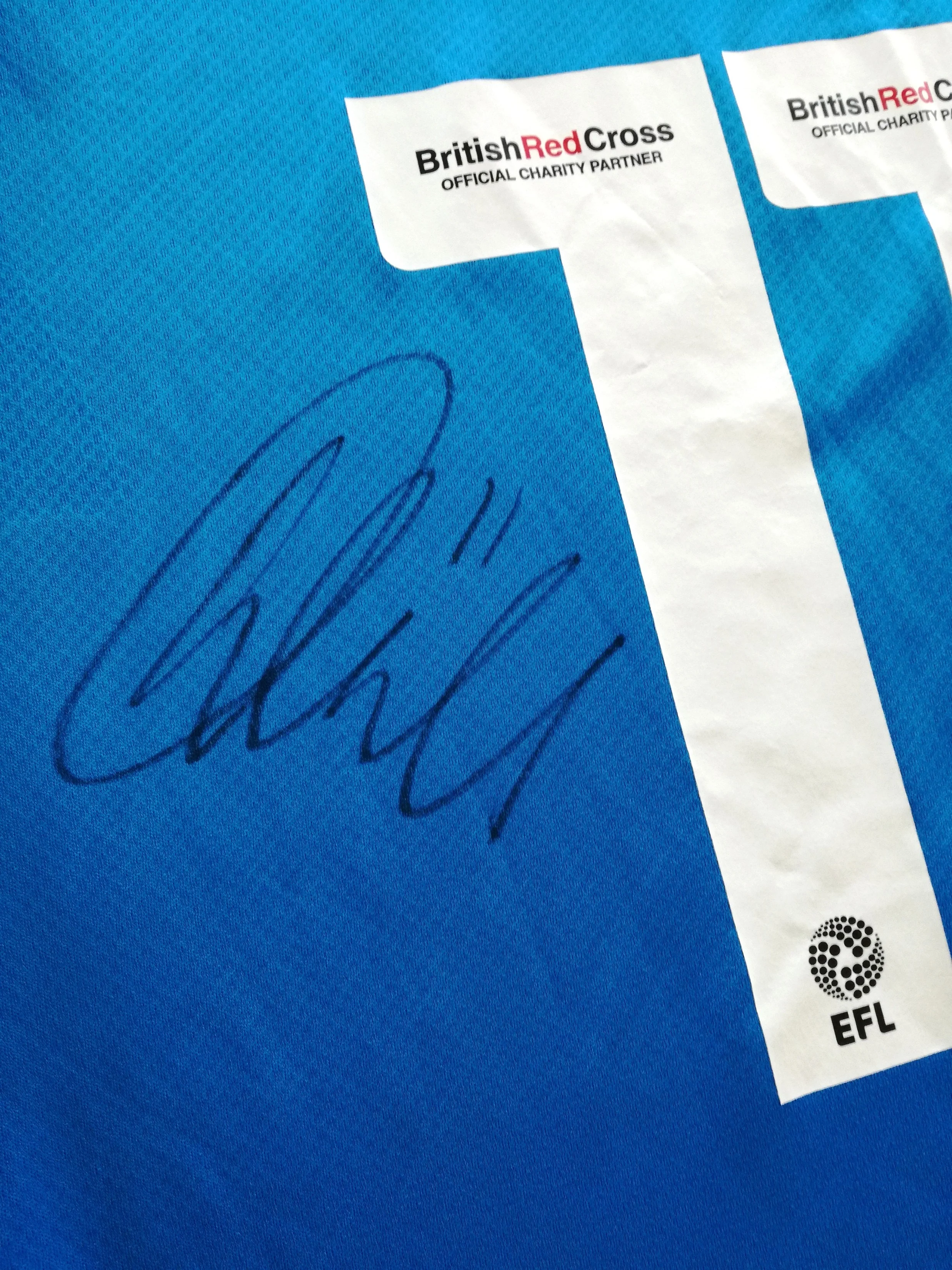 2023/24 Stockport County Home Football Shirt Powell #11 (Signed) (L) *BNWT* - Image 6