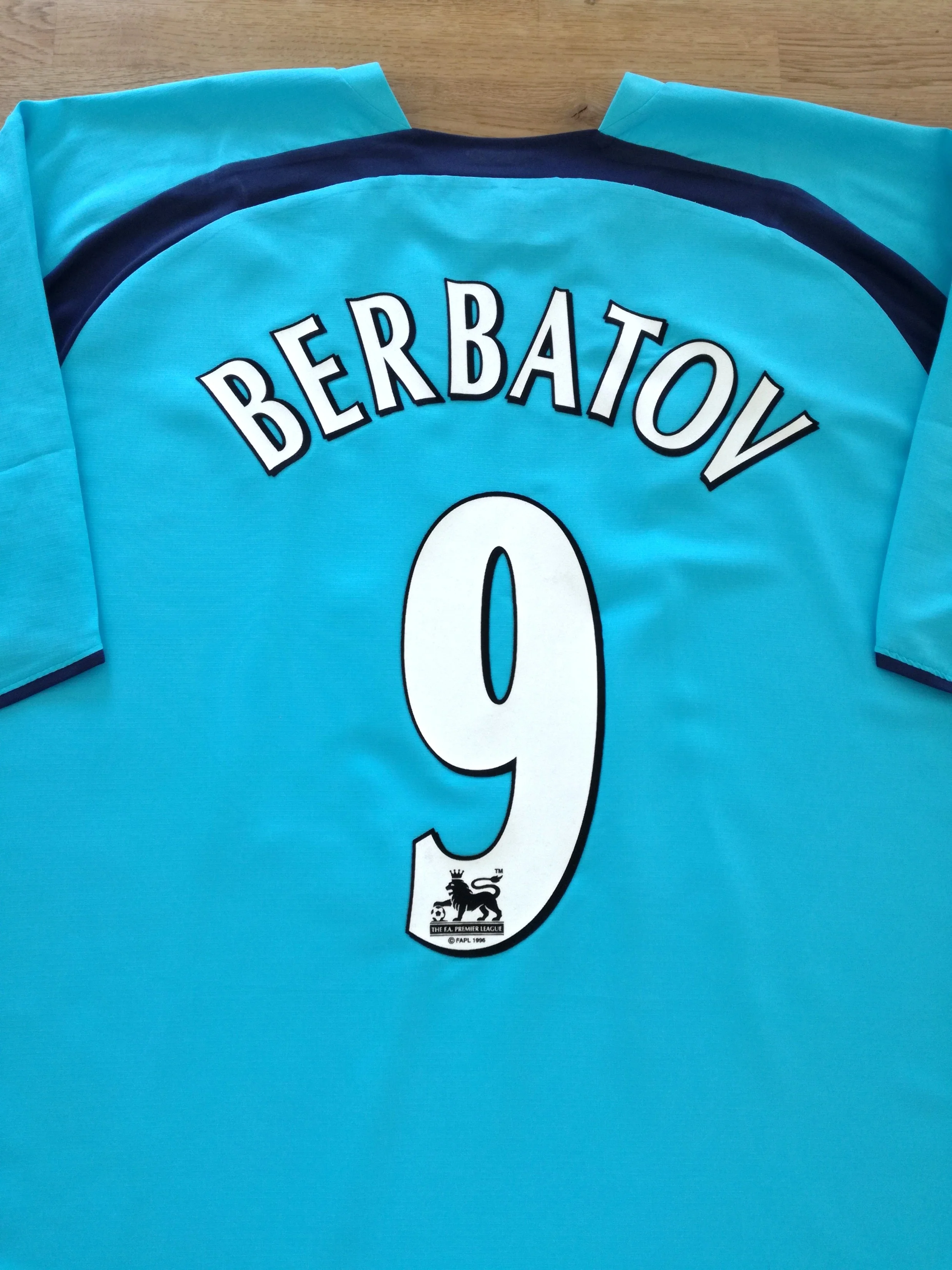 2006/07 Tottenham Away Premier League Football Shirt Berbatov #9 (5XL)
